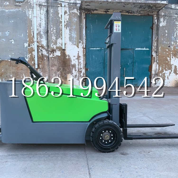 洛隆县小型电动叉车1吨2吨步行站驾式电瓶堆高充电装卸车液压升降车铲车